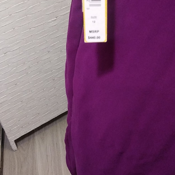 Purple Silk Occasional Dress Bloomingdale - Picture 11 of 14